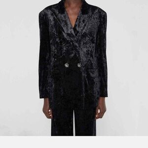 Zara Velvet Blazer